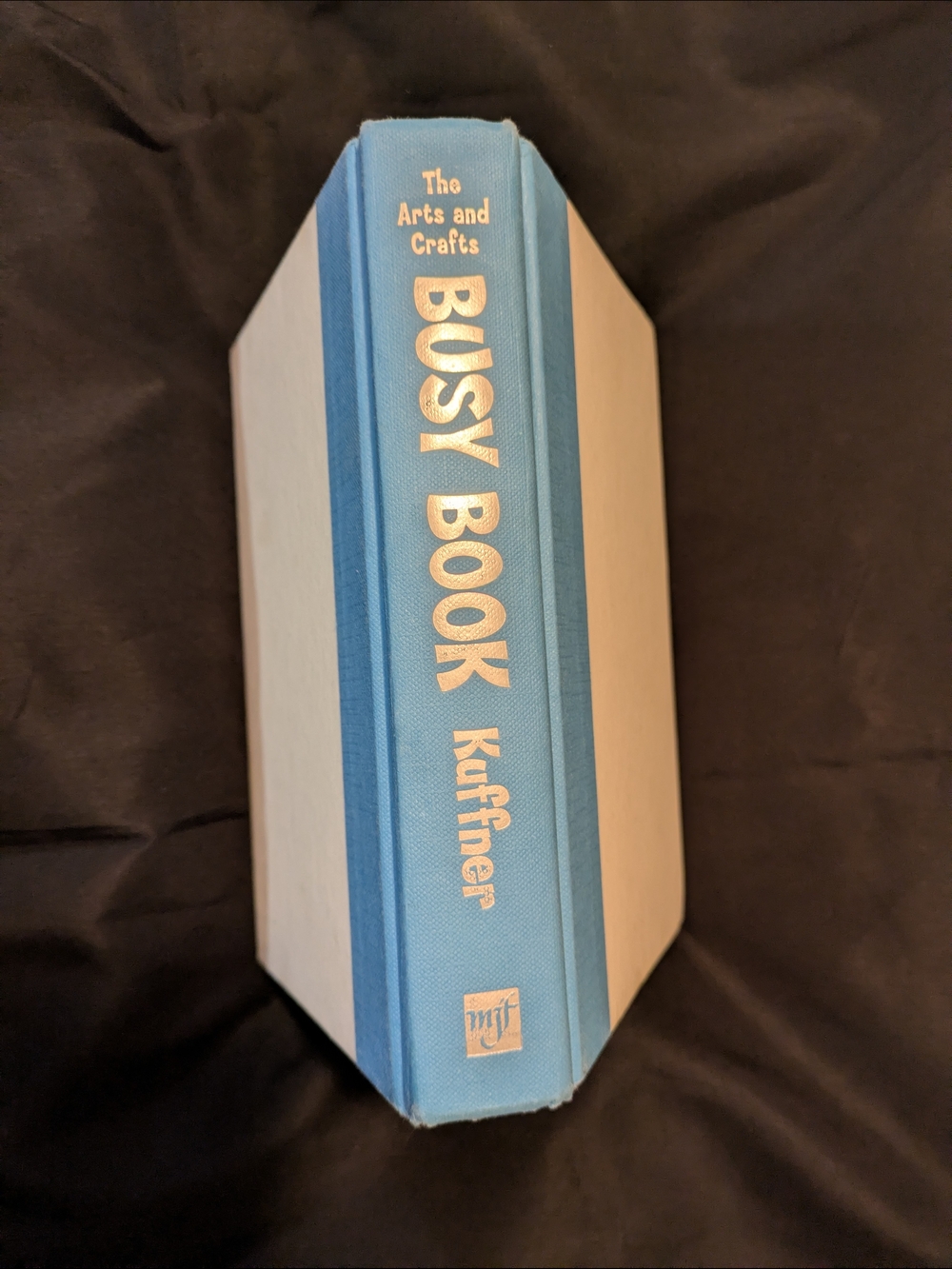 The Arts and Crafts BUSY BOOK by Kuffner - Blue & Cream Hardcover